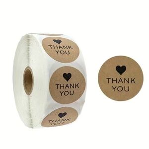 Thank you stickers 500 count